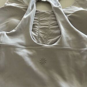 Athleta Light Gray Sports Bra